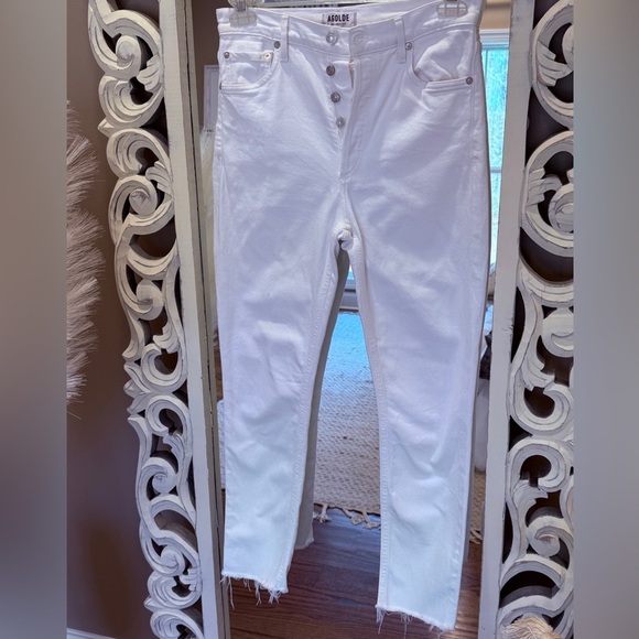 Women’s AGOLDE white Nico jeans- Size 28 - Picture 5 of 10